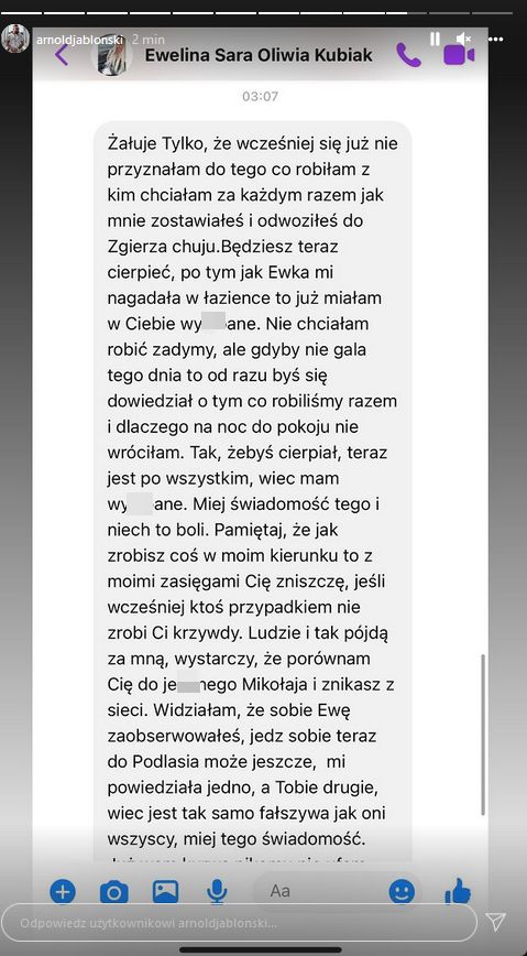 Relacja Arnolda Jabłońskiego