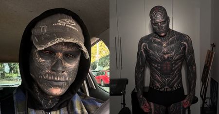 Influencer wytatuował CAŁE CIAŁO od stóp do głów. Kilka lat temu nie miał ANI JEDNEJ DZIARY. Tak wyglądał przed metamorfozą (FOTO)