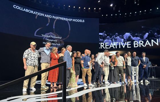 Mastercard z tytułem Creative Brand Lion na Cannes Lions