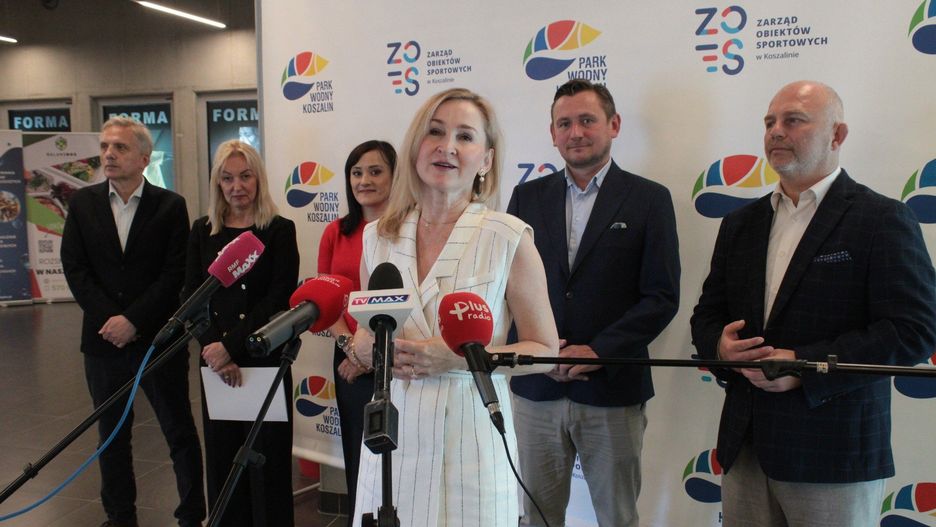 KONFERENCJA PRASOWA W AQUAPARKU