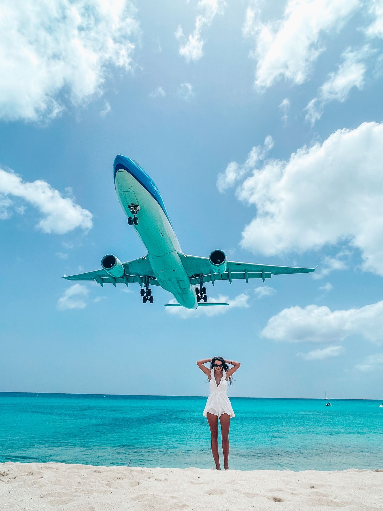 Na Sint Maarten lotnisko znajduje się obok plaży