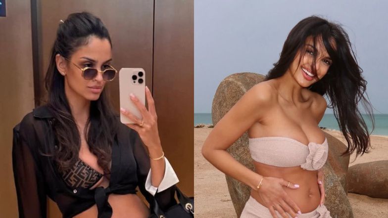 Klaudia El Dursi coraz chętniej prezentuje ciążowe krągłości