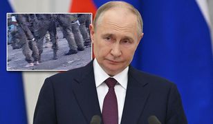 Rosyjscy żołnierze w kufajkach. Dramatyczne braki w podstawowym wyposażeniu