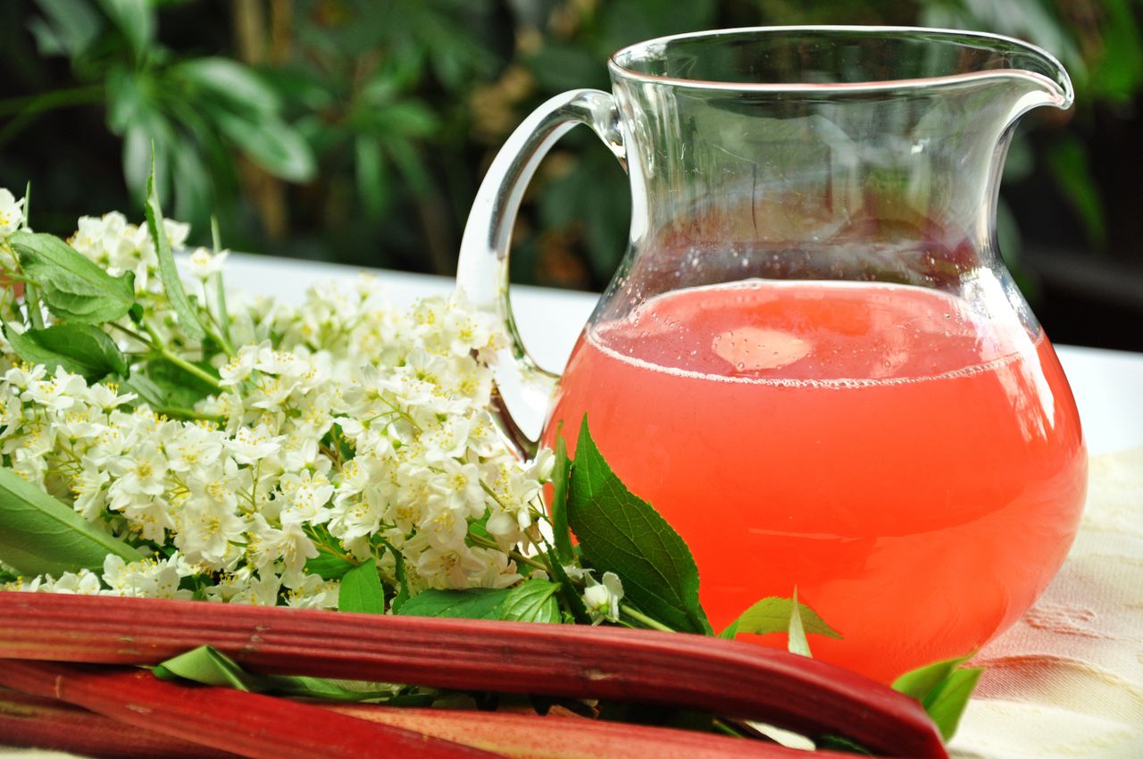 Rhubarb compote is perfect for hot weather.