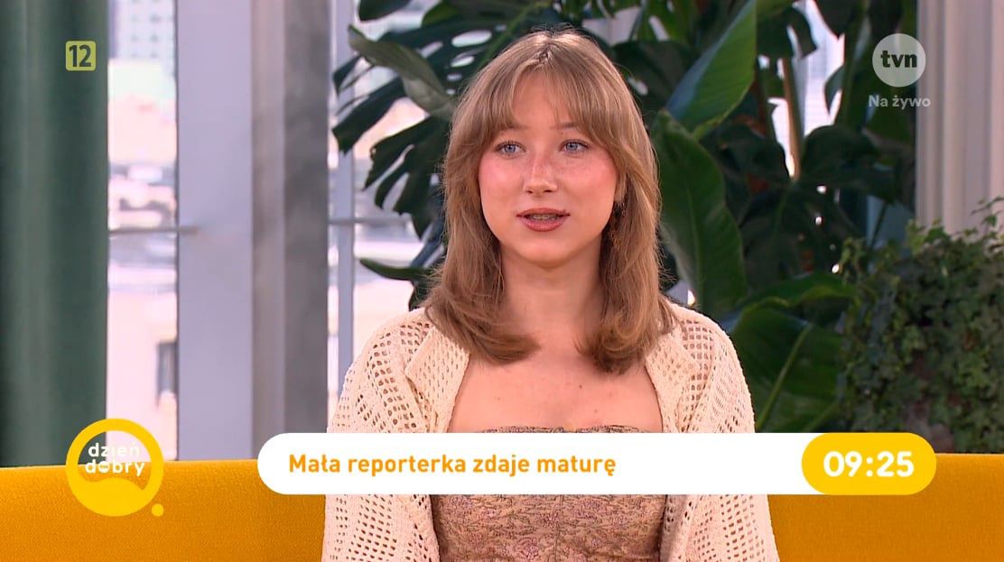 Nela mała reporterka w "DD TVN"