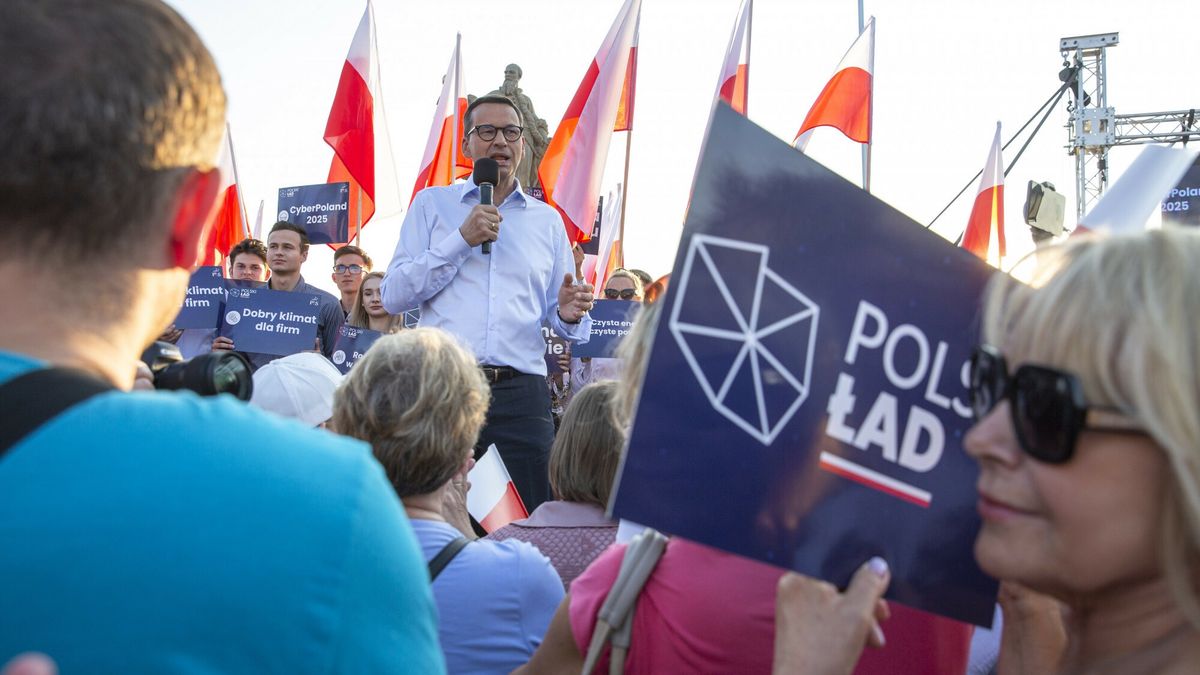 Premier Mateusz Morawiecki w Tykocinie na festynie rodzinnym 