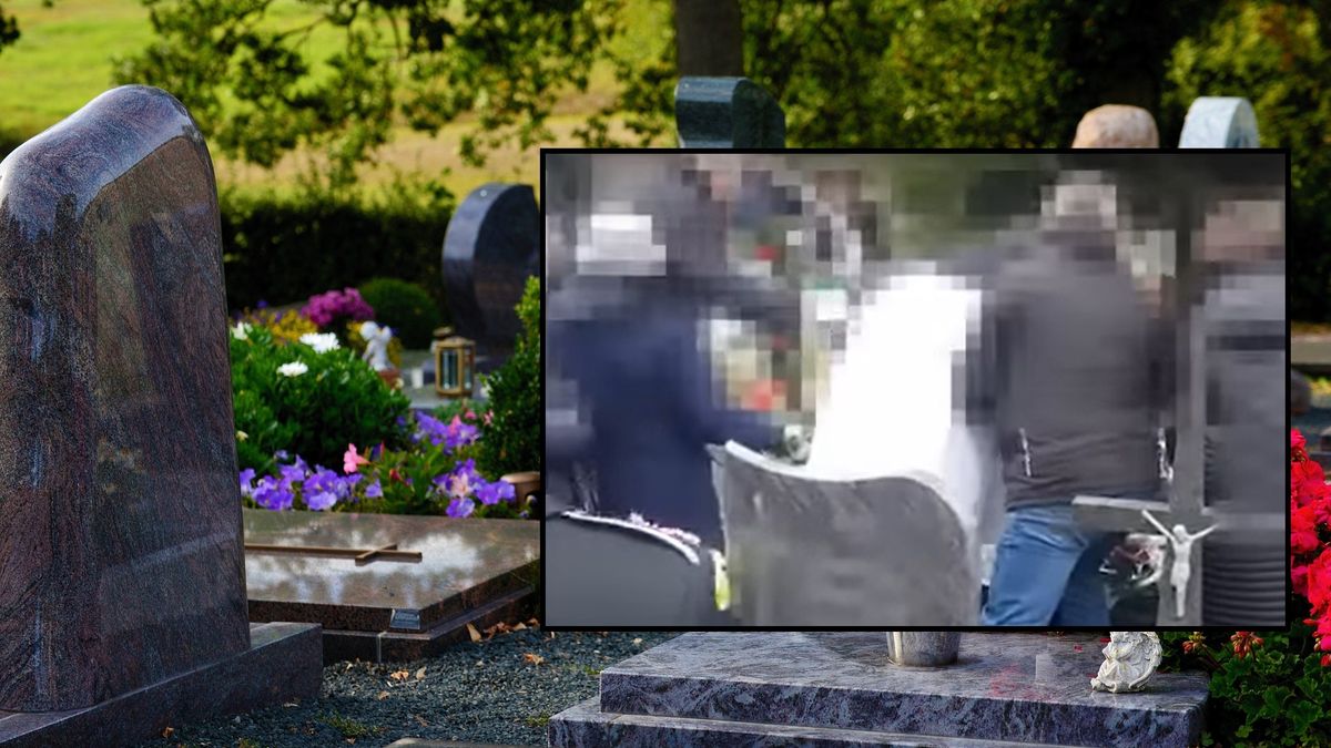 Pijany ksiądz podczas pogrzebu