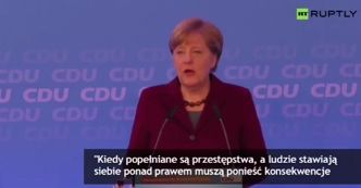 Angela Merkel zapowiada surowe konsekwencje dla azylantów