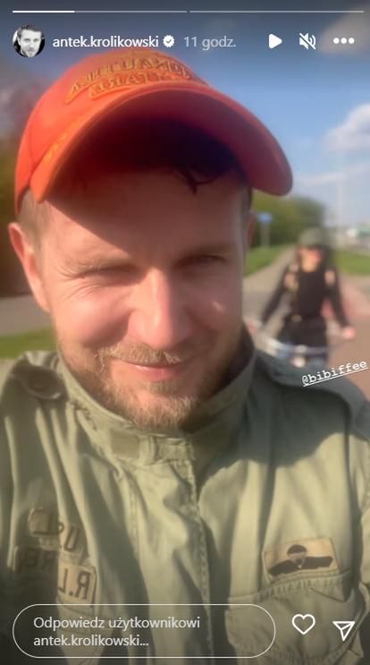 Antek Królikowski na nietypowej randce z Izabelą. Pojechali na wycieczkę rowerową
