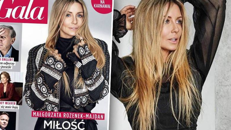 Małgorzata Rozenek na okładce Gali