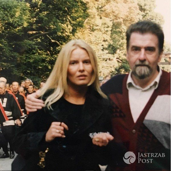 Hanna Lis z ojcem 19 lat temu