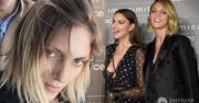 Anja Rubik w męskiej stylizacji na pokazie bielizny. Do twarzy jej w czerni?