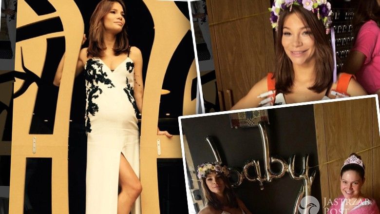 Maja Bohosiewicz na swoim baby shower