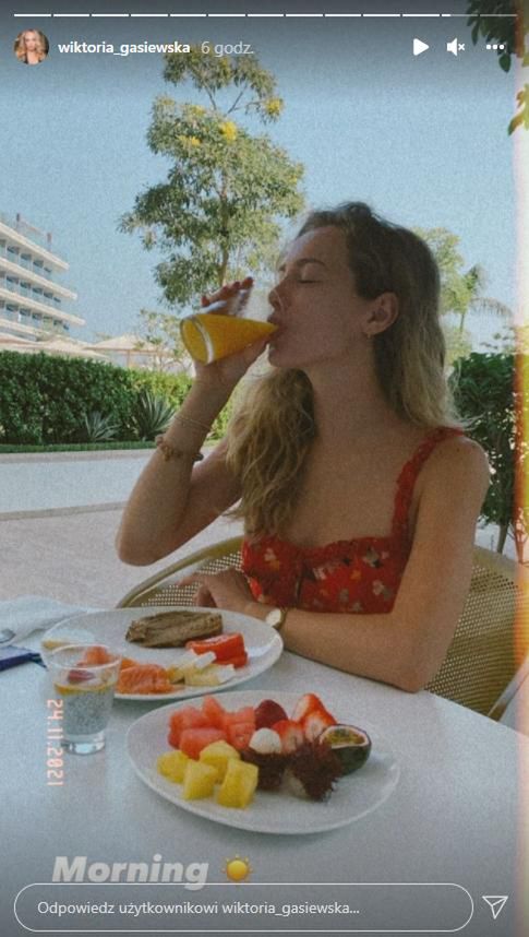 Wiktoria Gąsiewska wypoczywa w Dubaju. Fot. InstaStories