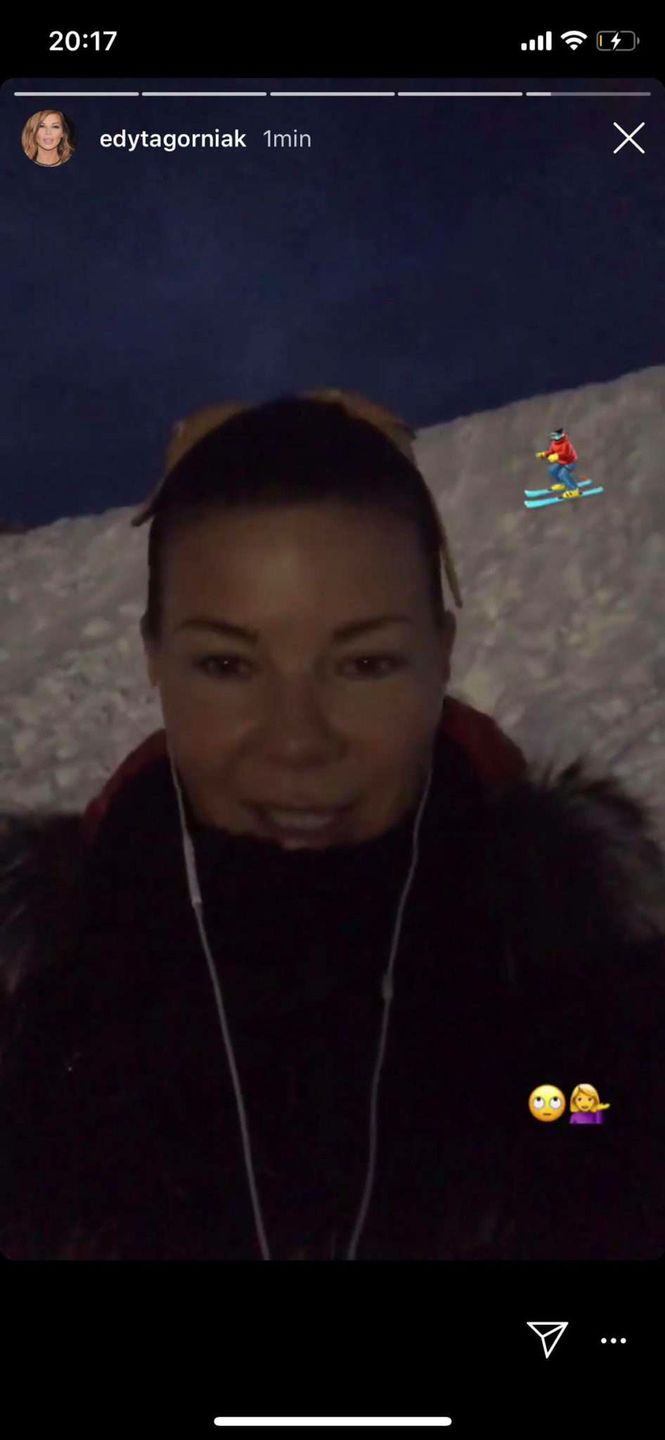 Edyta Górniak na feriach z Allanem Krupą