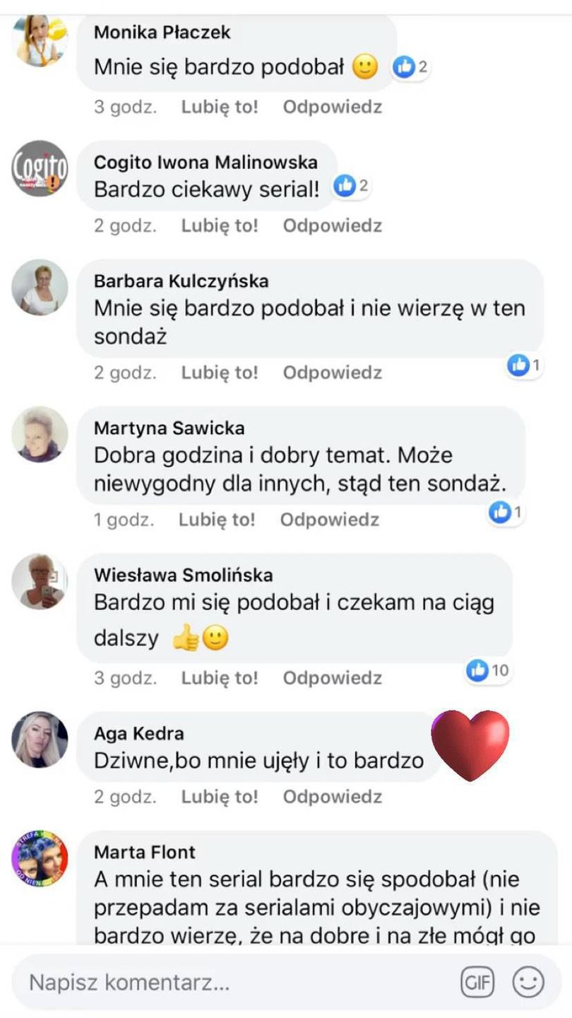 Internauci komplementują serial Zawsze warto