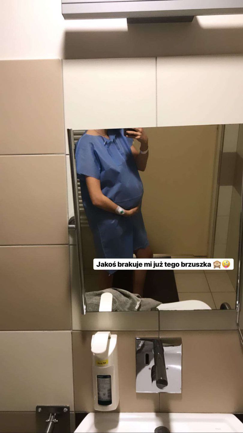 Ewa Niespodziana przed porodem