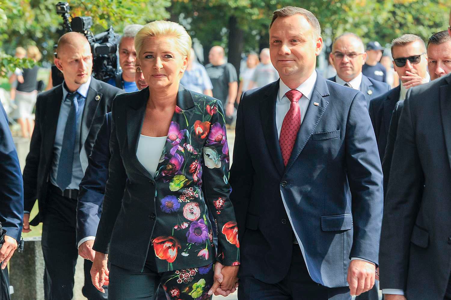 Pierwsza Dama i prezydent na Narodowym Czytaniu "Przedwiośnia"