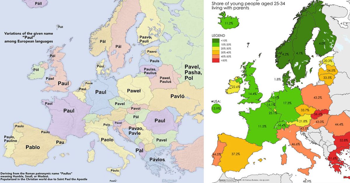 17 Maps to Change Your Perception of Some Things Forever