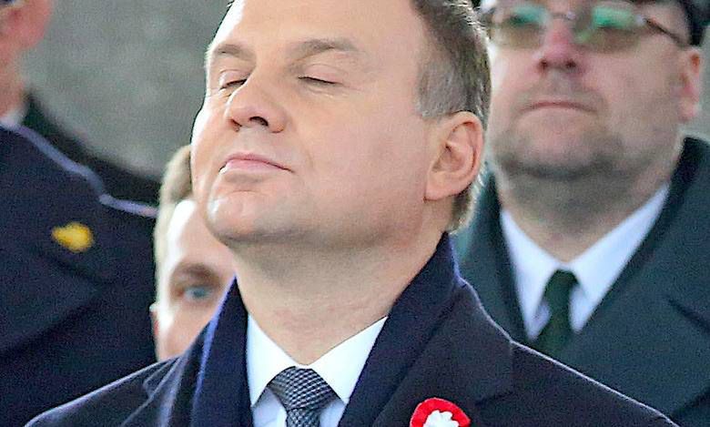 Andrzej Duda obrażony wpadka