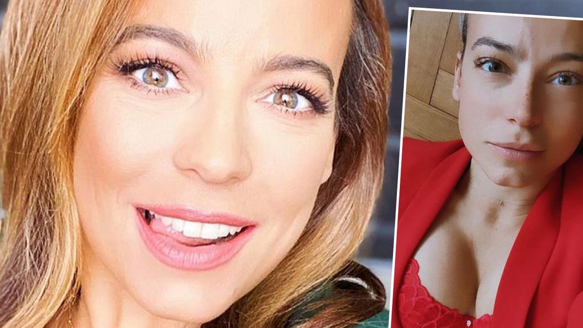 Anna Mucha w gorsetowej mini. Zdjęcie