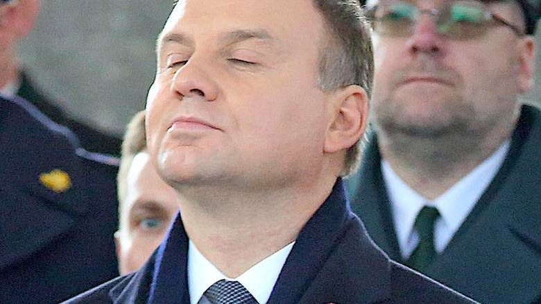 Andrzej Duda obrażony wpadka
