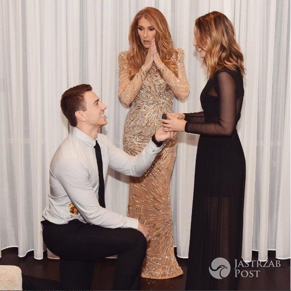 Celine Dion zaskoczona zaręczynami na swoim koncercie