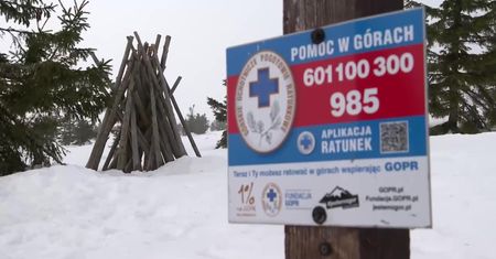 18-latka zjechała “rynną śmierci” ze Śnieżki. Ratownicy ostrzegają przed trudnymi warunkami