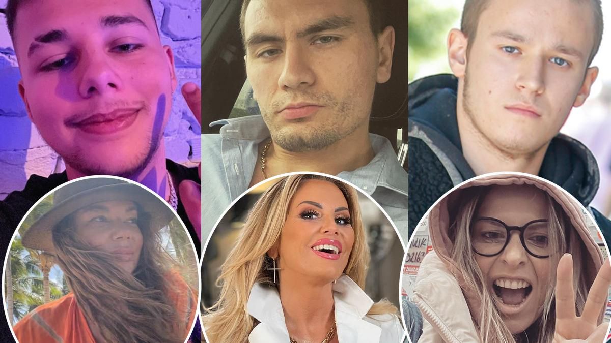 Allan Krupa, Edyta Górniak, Conan Kaźmierski, Dagmara Kaźmierska, Xavier Wiśniewski, Mandaryna (fot. Instagram i AKPA)