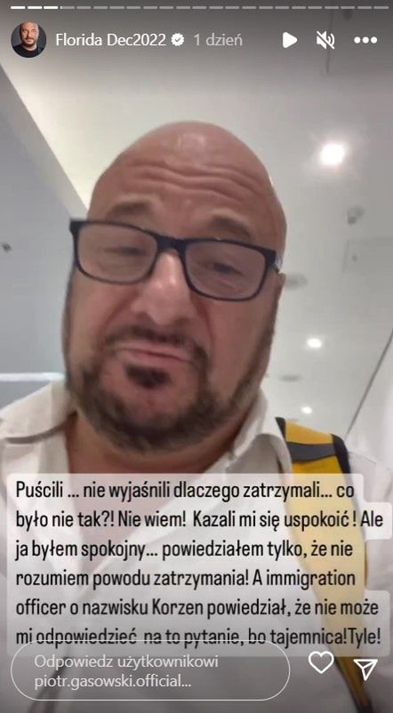 Piotr Gąsowski zatrzymany w USA