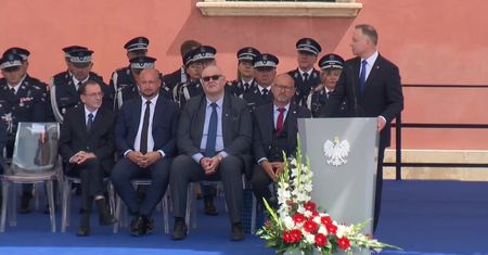 Prezydent na obchodach Święta Policji: Dziękuję wam za skutecznie realizowaną służbę, o czym świadczą wysokie notowania społeczne