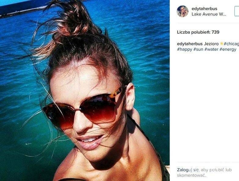 Edyta Herbuś na wakacjach w USA