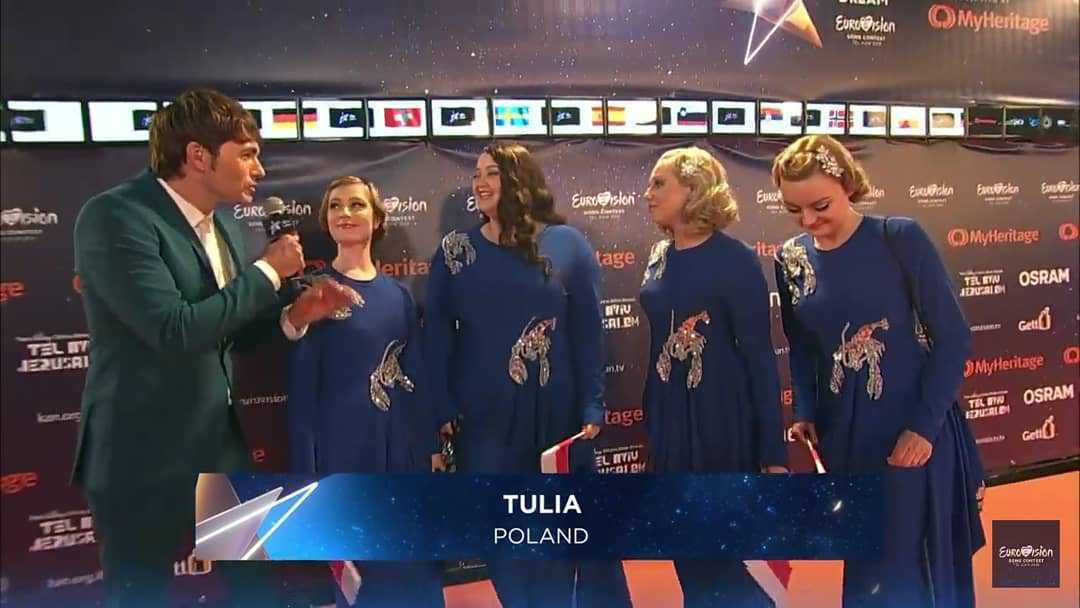 Tulia na ceremonii otwarcia Eurowizji 2019