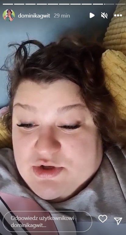 Dominika Gwit jest chora