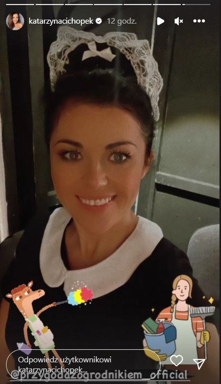 Kasia Cichopek jako pokojówka