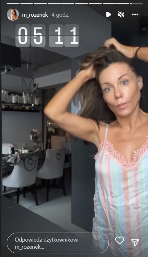 Małgorzata Rozenek w naturalnym wydaniu