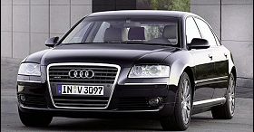 Najpotężniejsza wysokoprężna limuzyna:
Audi A8 4.2 TDI quattro