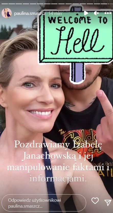 Paulina Smaszcz - odpowiedź dla Izabeli Janachowskiej