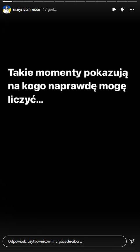 Marianna Schreiber o dramacie córeczki