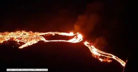 Erupcja wulkanu Fagradalsfjall na Islandii. Pierwsza od ponad 800 lat.