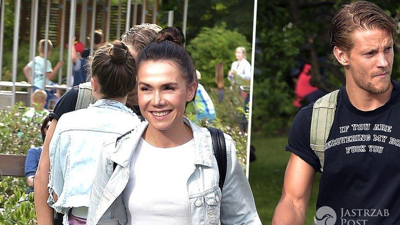 Olga Bołądź i Sebastian Fabijański na obchodach imienin Jana Kochanowskiego