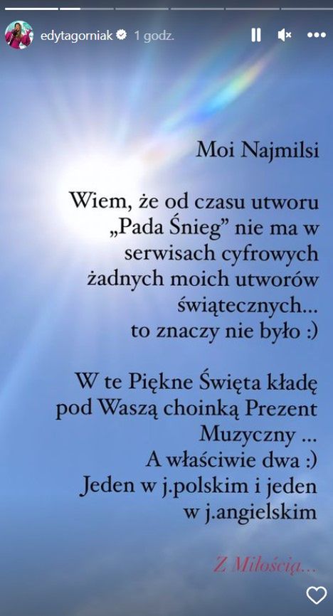 Edyta Górniak wydała nowe hity