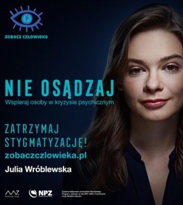 Sebastian Karpiel-Bułecka i Julia Wróblewska w akcji społecznej