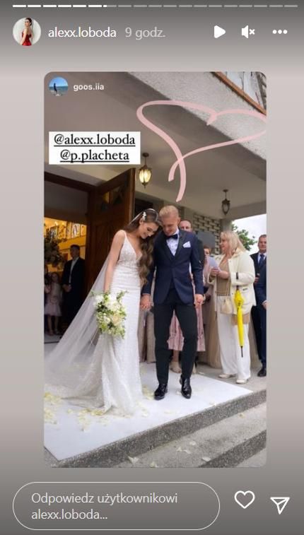 Przemysław Płacheta i Aleksandara Łoboda wzięli ślub