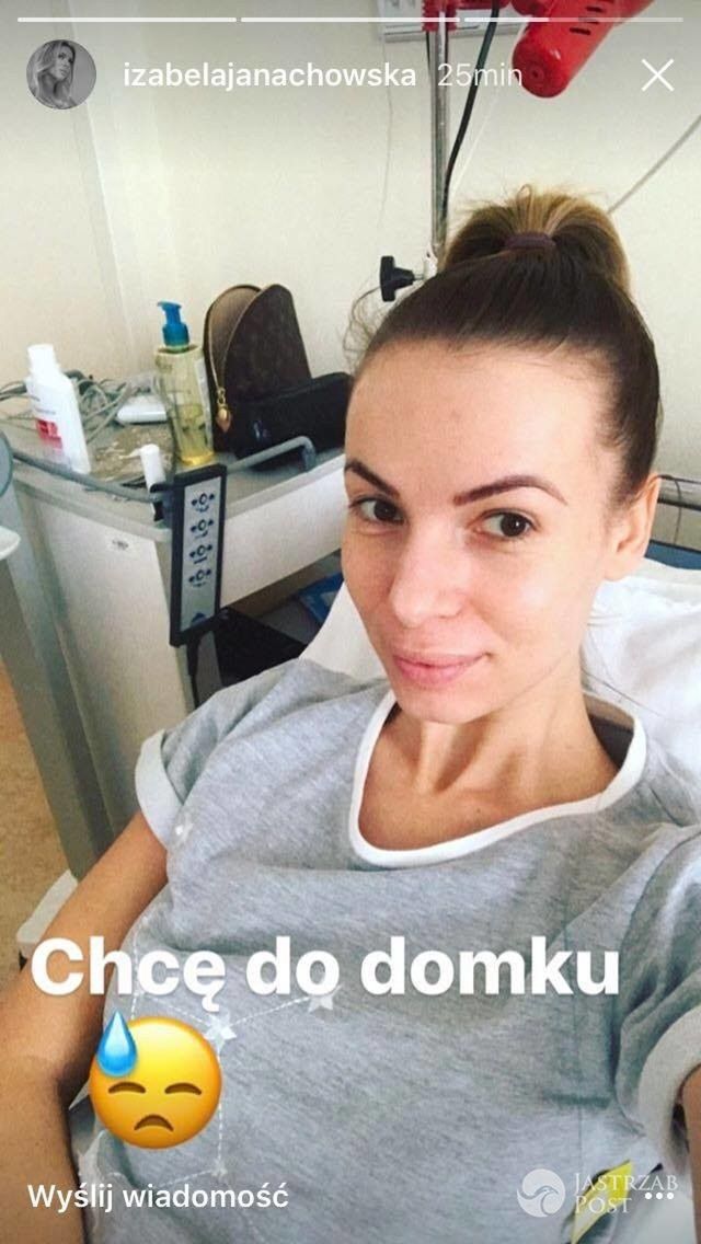 Izabela Janachowska w szpitalu