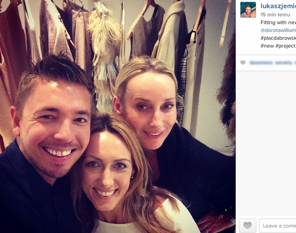 Anna Kalczyńska, Dorota Williams, Łukasz Jemioł
Fotografia: screen z Instagram.com