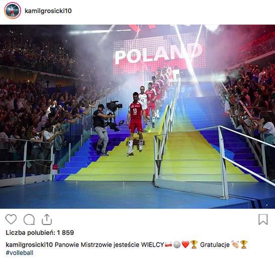 Kamil Grosicki – Polska wygrała wygrała Mistrzostwa Świata w siatkówce