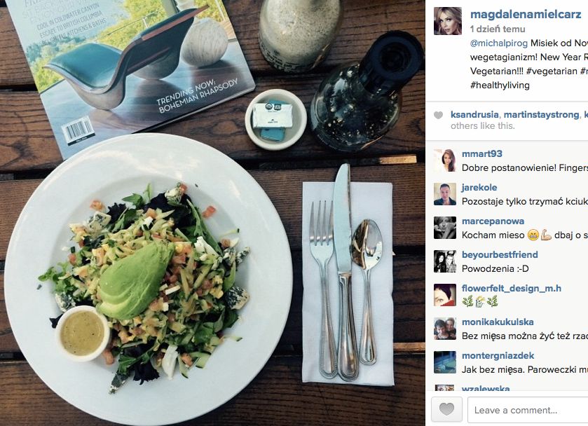 Dieta Magdy Mielcarz Fot. Instagram