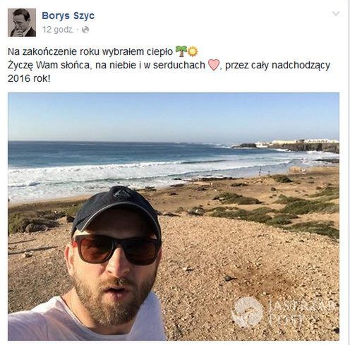 Życzenia noworoczne od Borysa Szyca