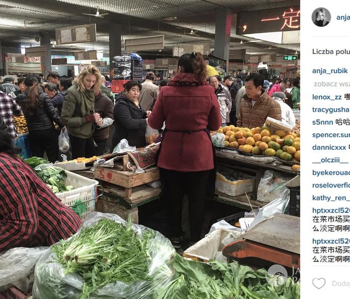 Anja Rubik zwiedza Azję